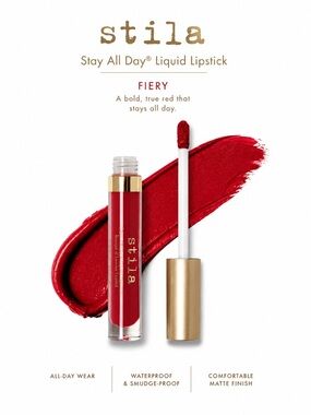 NEW/NIB Stila Stay All Day Liquid Lipstick in Fiery